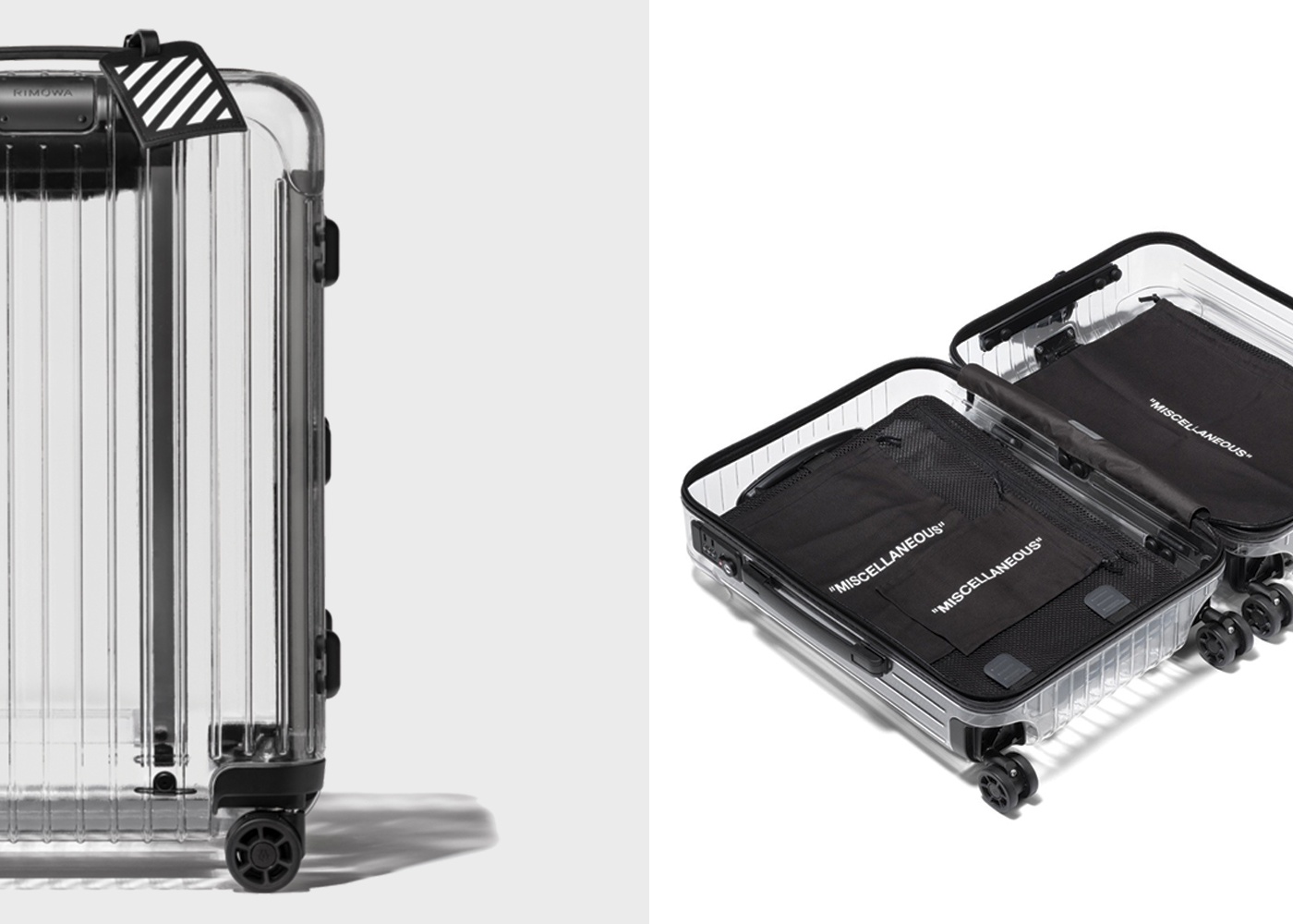 rimowa off white suitcase